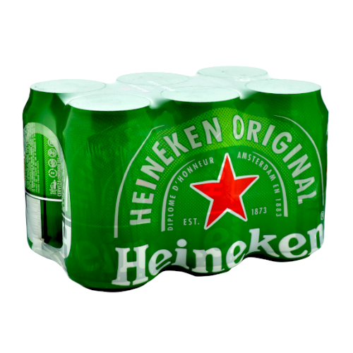 CERVEZA HEINEKEN LATA 6 PACK