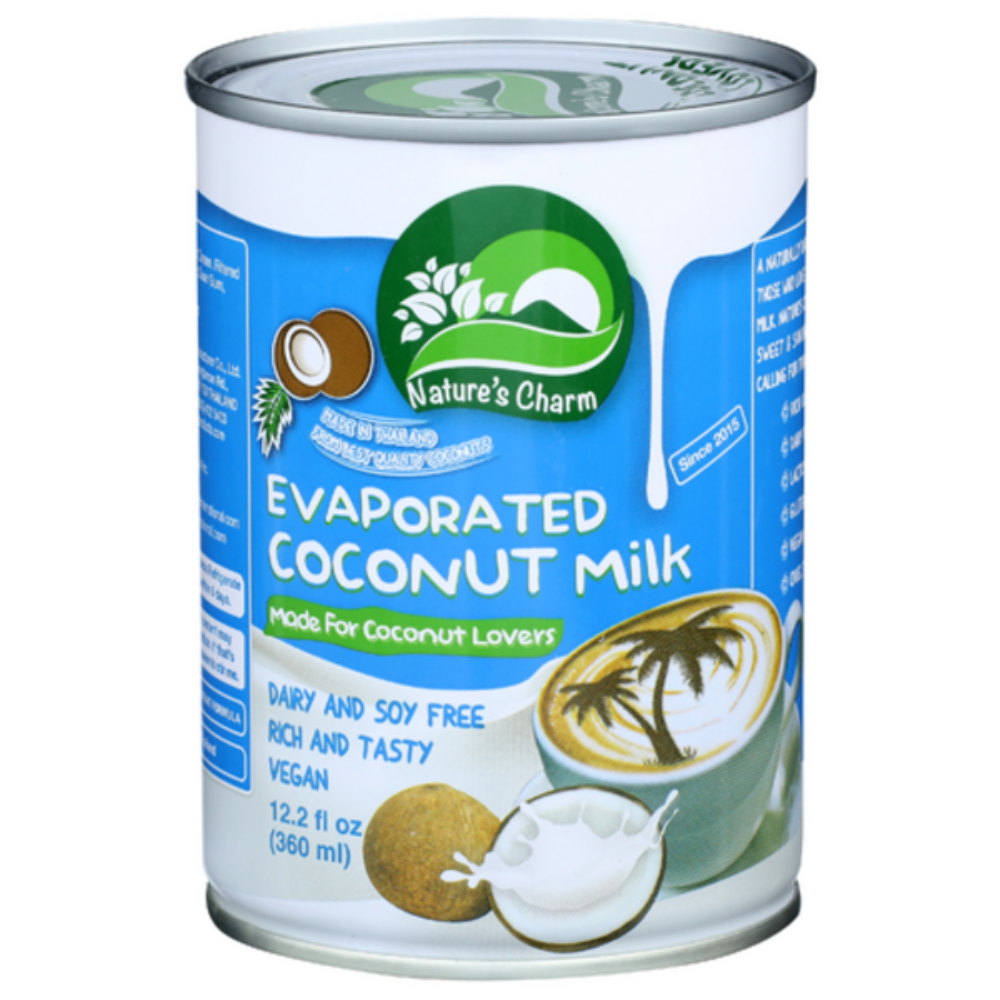NATURES CHARM LECHE EVAPORADA DE COCO 360 ML