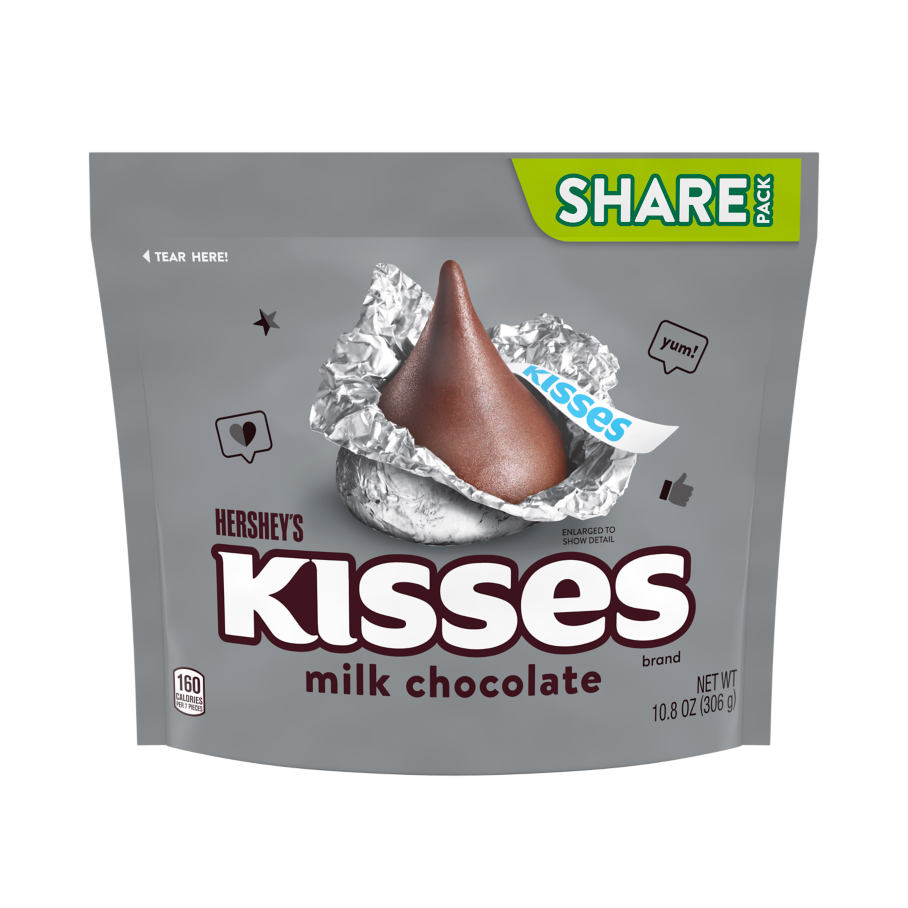 CHOCOLATE HERSHEYS KISSES 10.8 OZ
