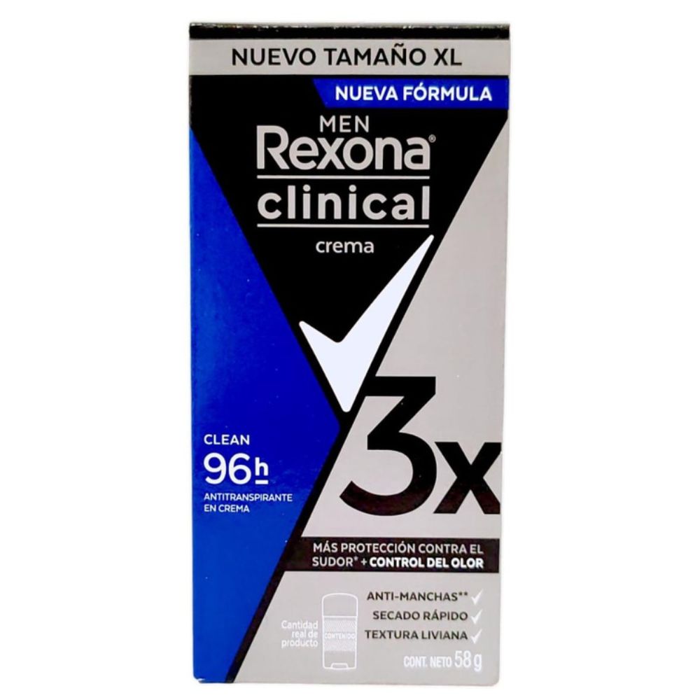 DESODORANTE EN BARRA CLINICAL MEM REXONA 58 GR