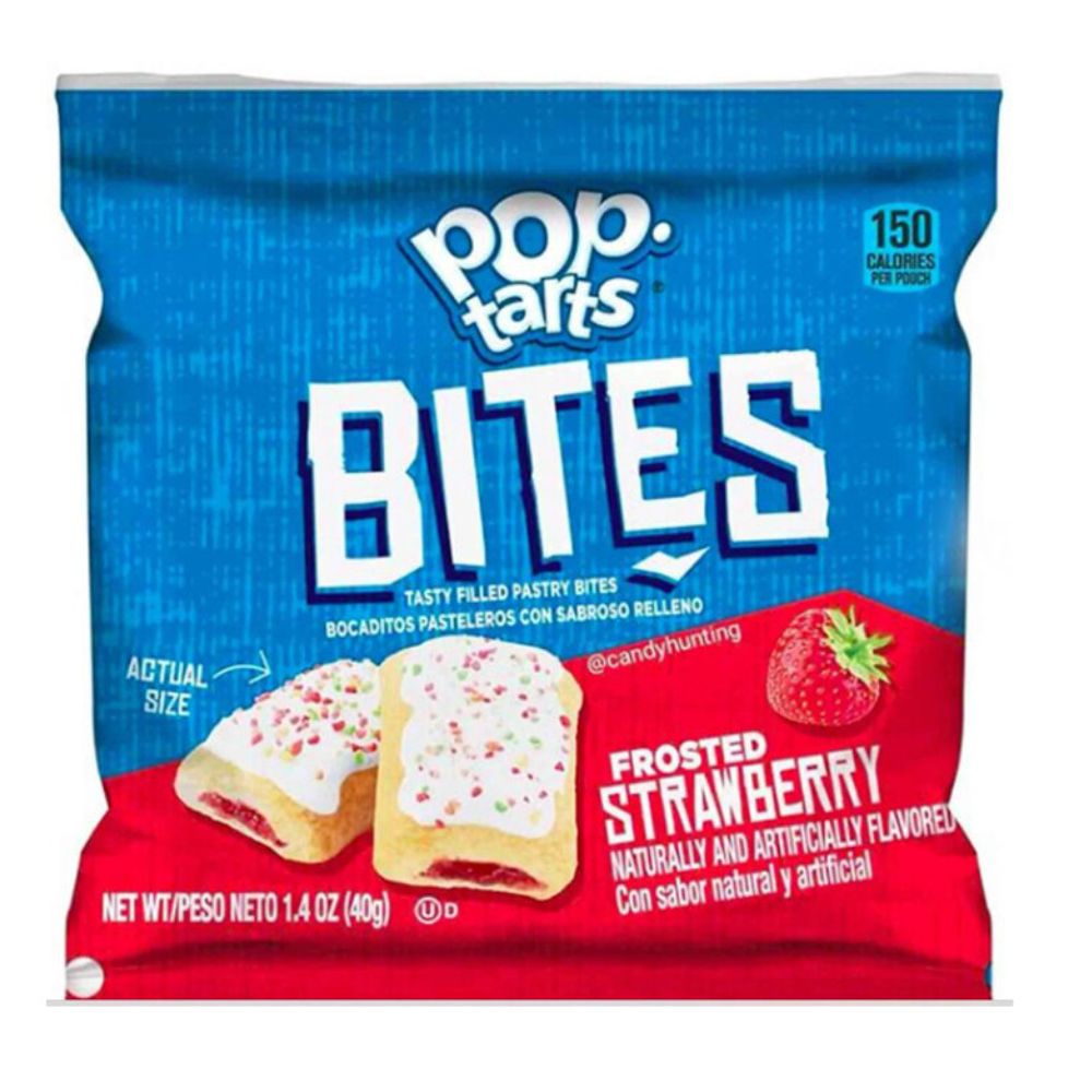 POP TARTS BITES FROSTED STRAWBERRY 40 GR