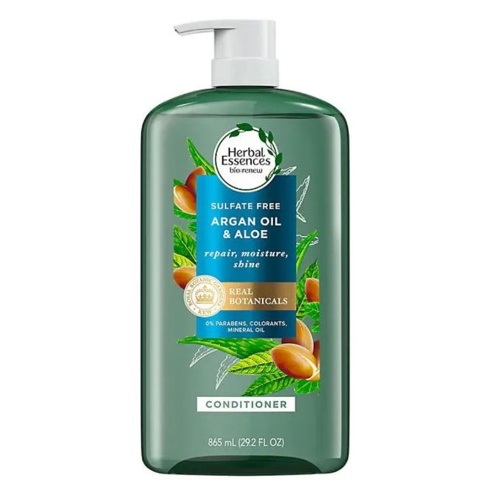 ACONDICIONADOR LIBRE DE SUFALTO ACEITE DE ARGAN Y ALOE HERBAL ESSENCES 865 ML