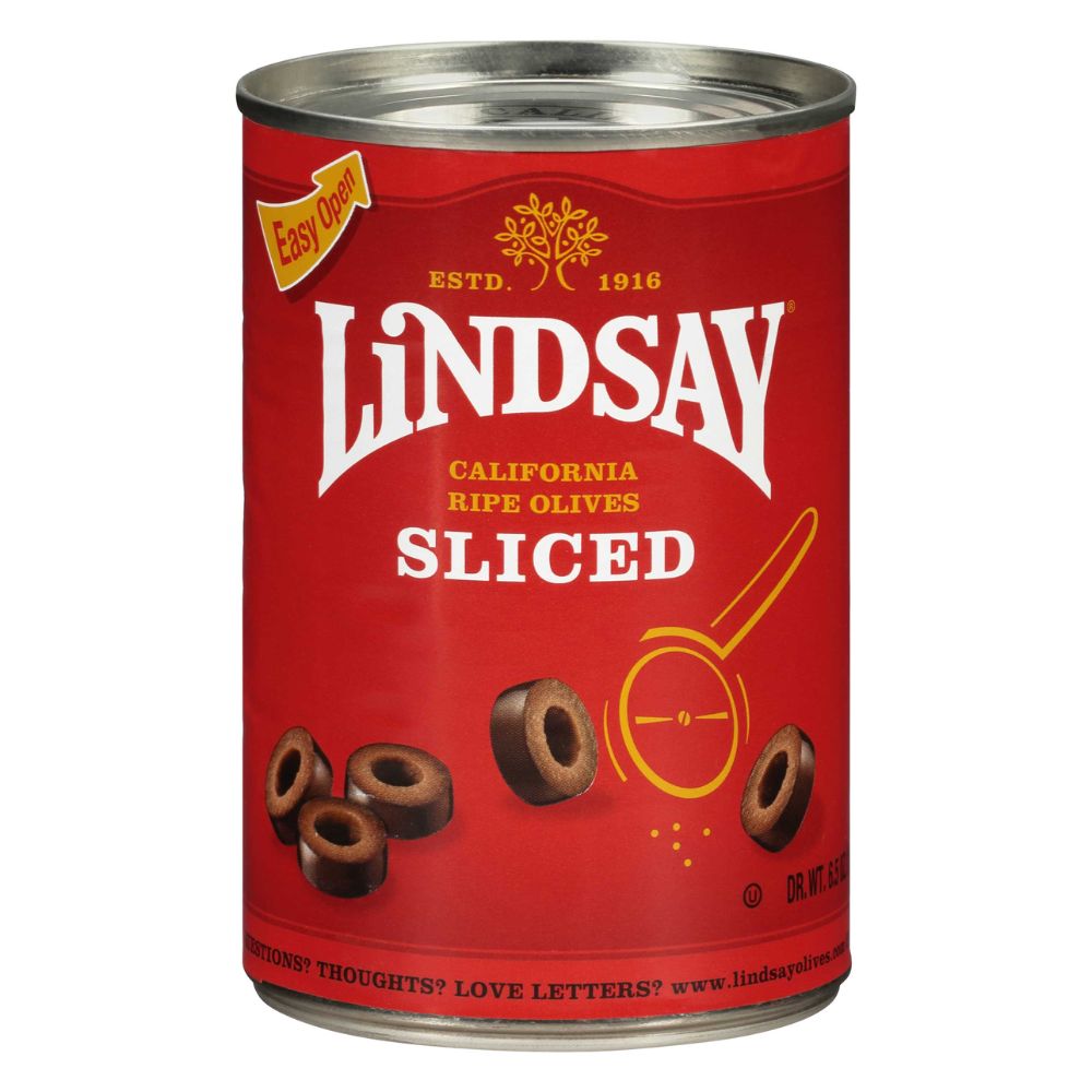 ACEITUNAS NEGRAS EN REBANADAS LINDSAY 6.5 OZ