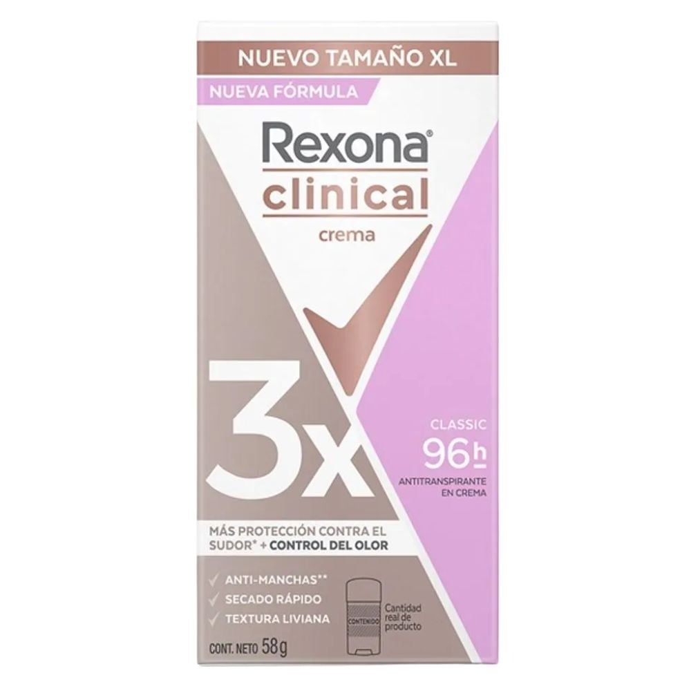 DESODORANTE EN BARRA CLINICAL REXONA 58 GR