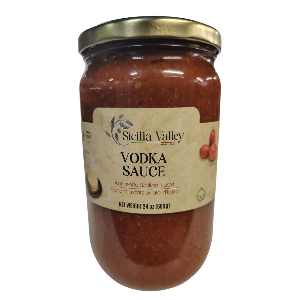 SALSA DE TOMATE CON VODKA SICILIA VALLEY 680 GR