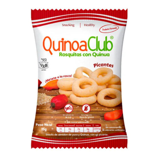 ROSQUITAS PICANTES QUINOA CLUB 15 GR