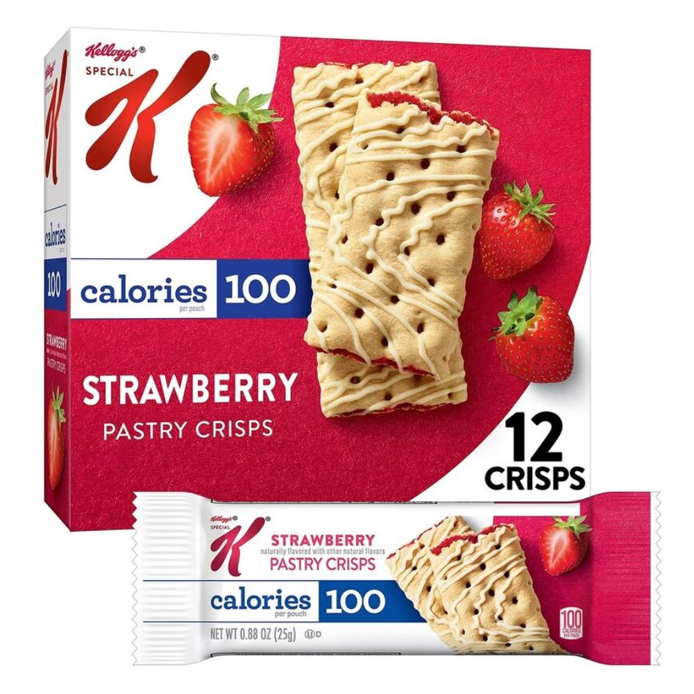 BARRA PASTRY CRISPS FRESA KELLOGGS 12 UND