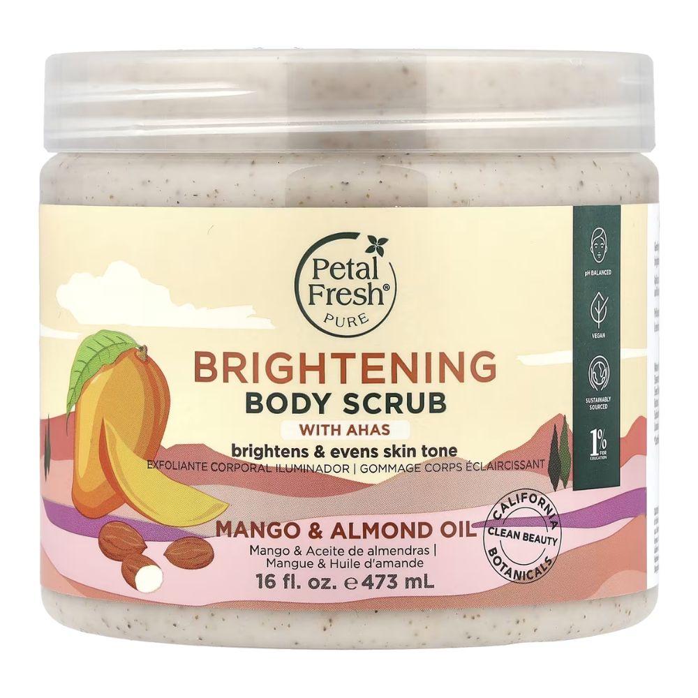 EXFOLIANTE CORPORAL ILUMINADOR ACEITE MANGO & ALMENDRA PETAL FRESH 473 ML