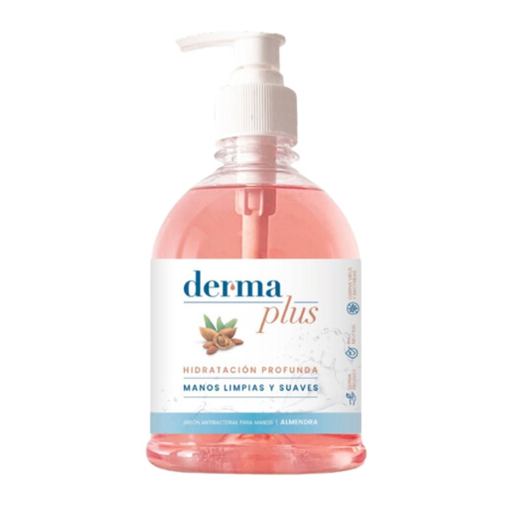 JABON LIQUIDO PARA MANOS DERMA PLUS ALMENDRA 500 ML