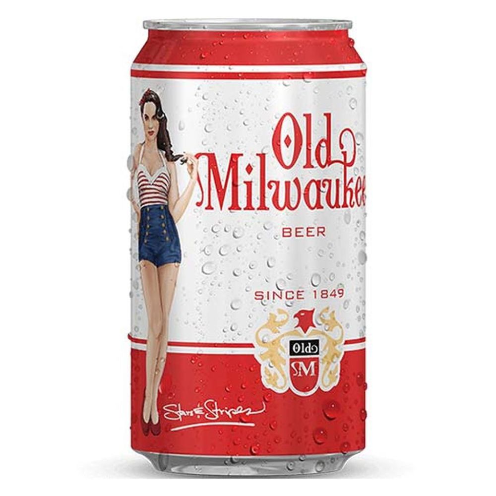 CERVEZA ROJA OLD MILWAUKEE 355 ML