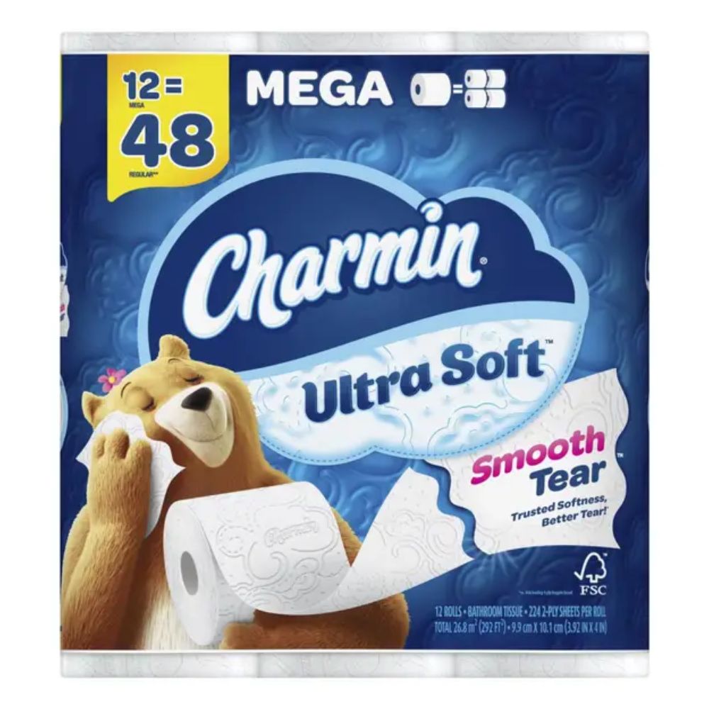 PAPEL HIGIENICO CHARMIN SOFT 12 ROLLOS