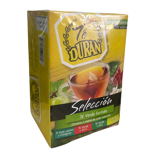TÉ VERDE SURTIDO DURAN SELECCIÓN 20 SOBRES