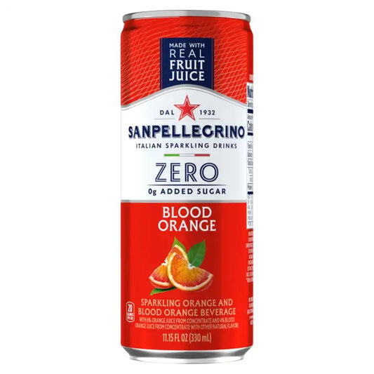 AGUA SAN PELLEGRINO NARANJA ZANGUINA SIN AZUCAR 330 ML