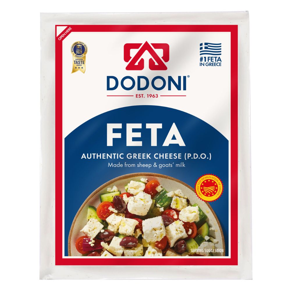 QUESO FETA EMPACADO AL VACIO DODONI 150 GR