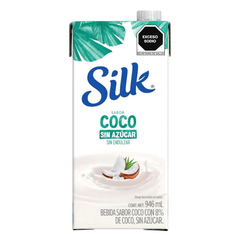 LECHE DE COCO SIN AZUCAR SILK 946 ML