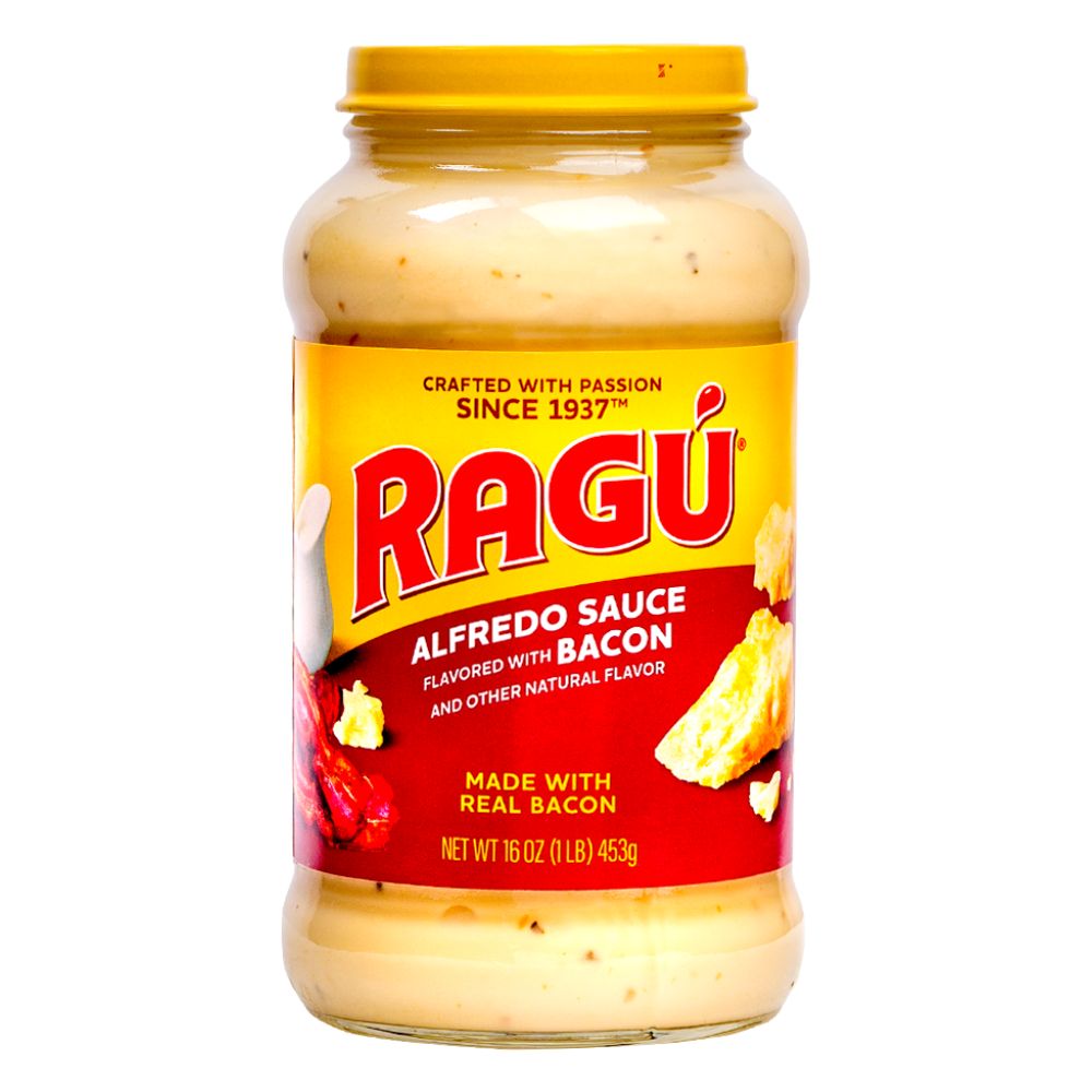 SALSA ALFREDO CON SABOR TOCINO RAGU 16 OZ
