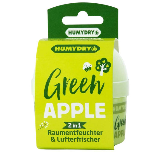 ABSORBENTE DE HUMEDAD Y AMBIENTADOR MANZANA VERDE HUMYDRY 75 GR