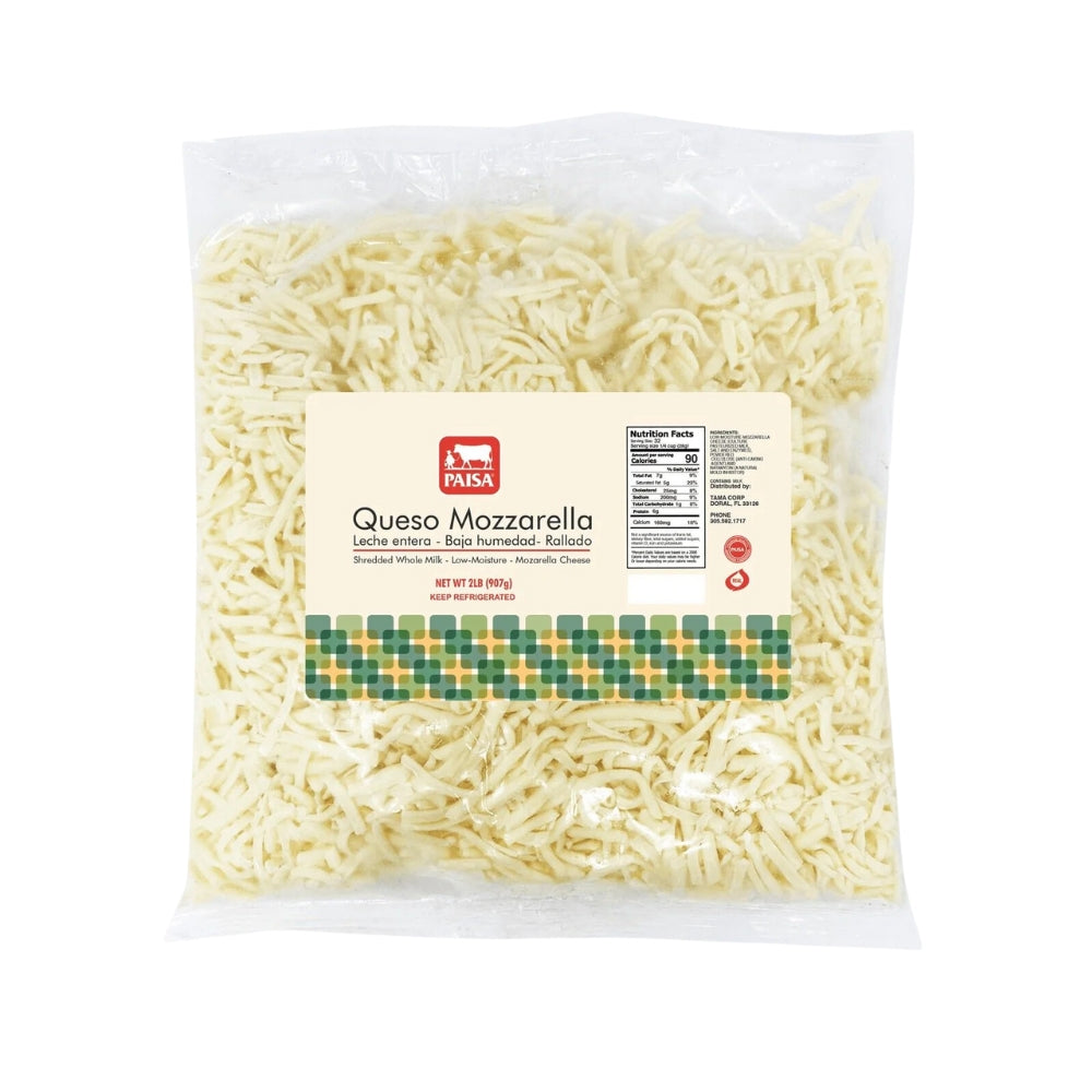 QUESO MOZZARELLA RALLADO PAISA 2 LB