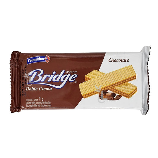 GALLETAS WAFER DE CHOCOLATE BRIDGE 30 GR