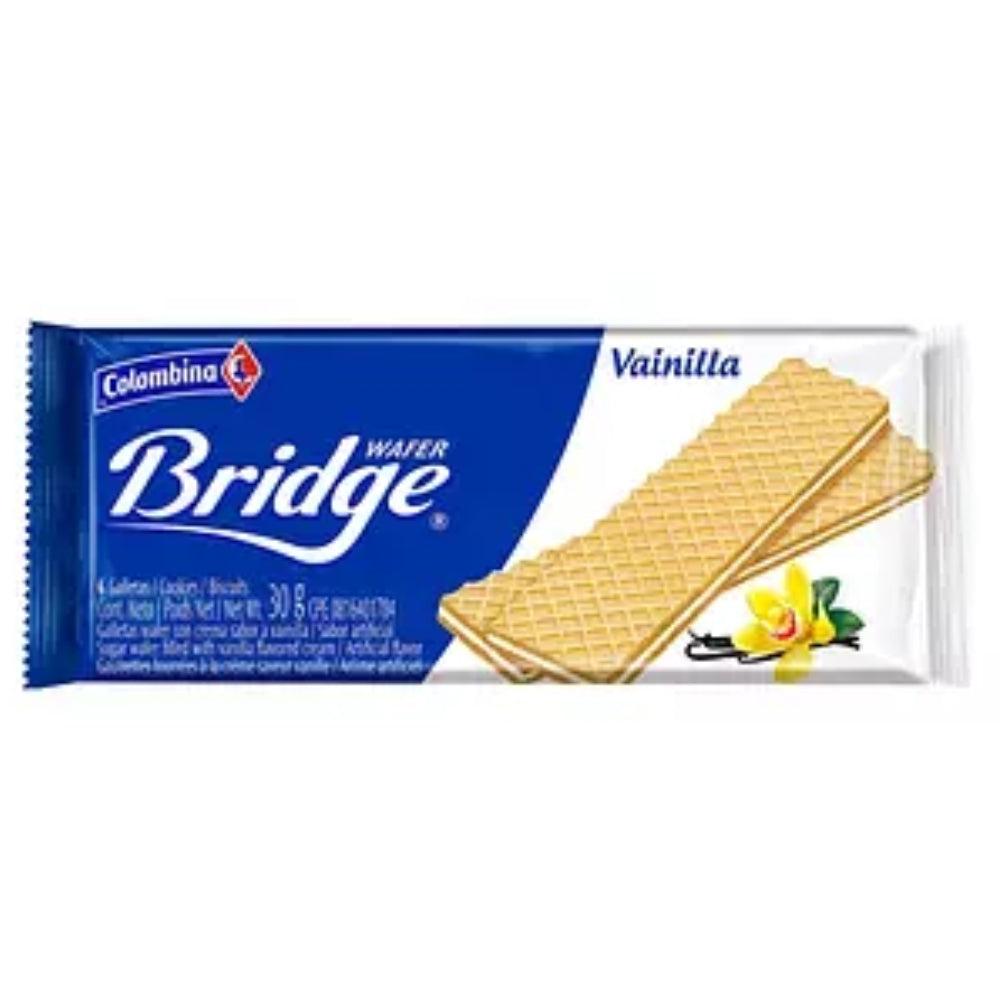 GALLETAS WAFER DE VAINILLA BRIDGE 30 GR