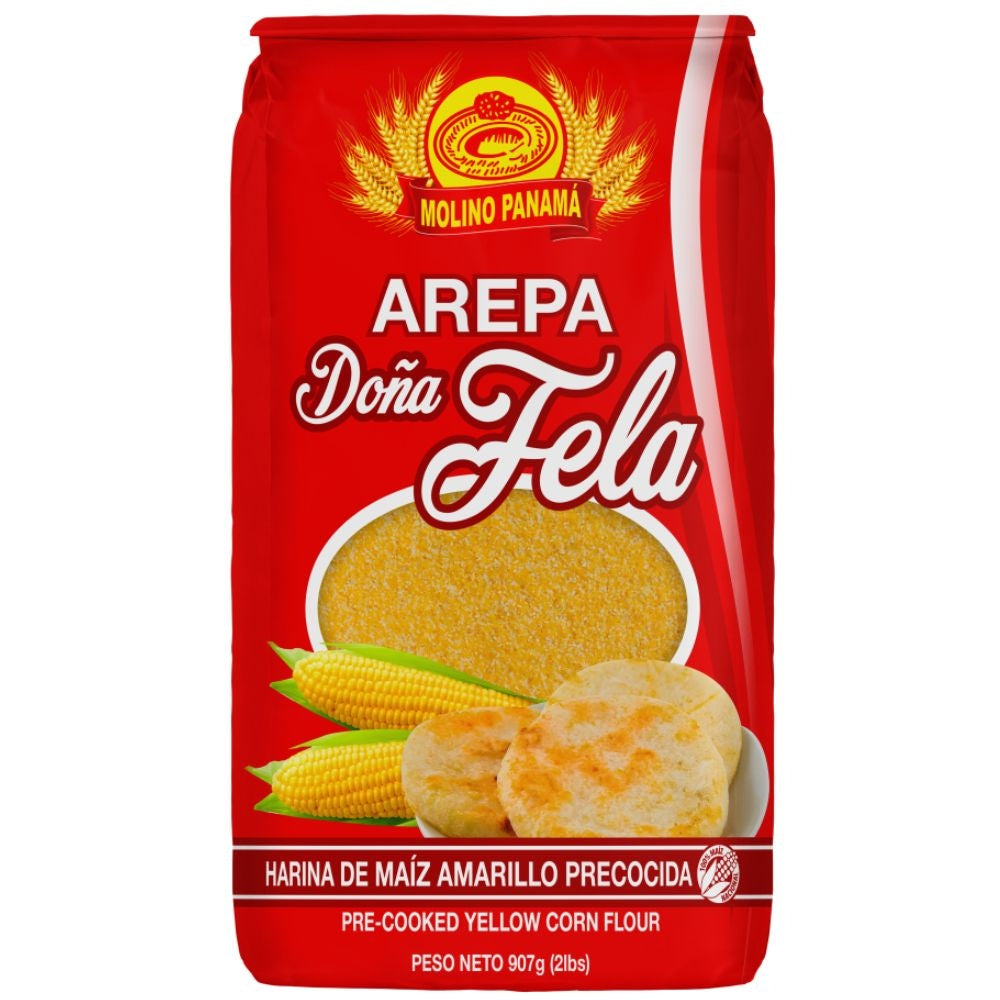 HARINA DE MAIZ AMARILLO DOÑA FELA 2 LB