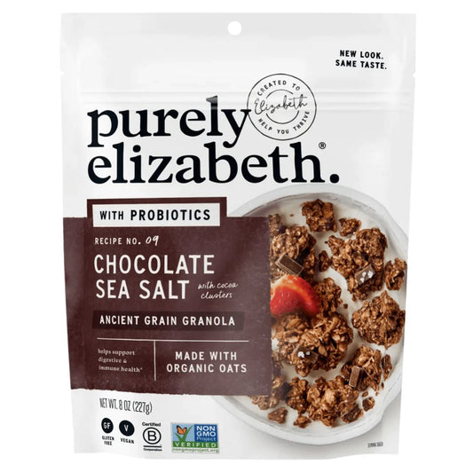 GRANOLA CHOCOLATE SEA SALT PURELY ELIZABETH 227 GR
