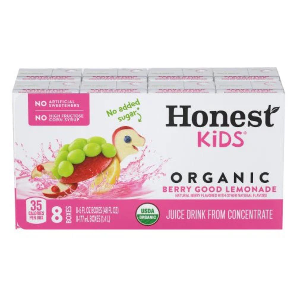 JUGOS ORGANICOS LIMONADA HONEST KIDS 8 PACK