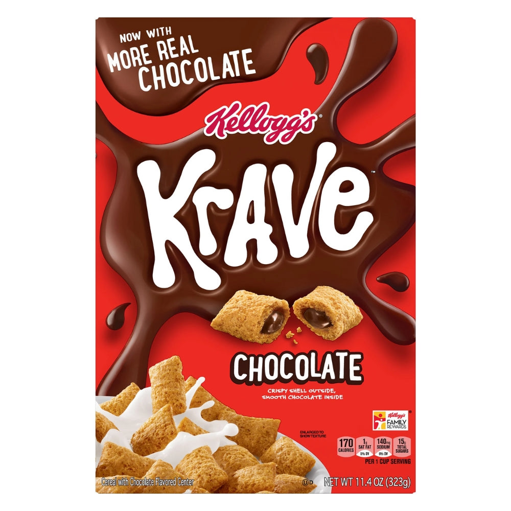 CEREAL CHOCOLATE KRAVE KELLOGGS 323 GR