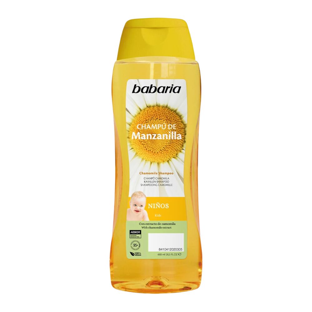 SHAMPOO MANZANILLA PARA BEBE BABARIA 600 ML