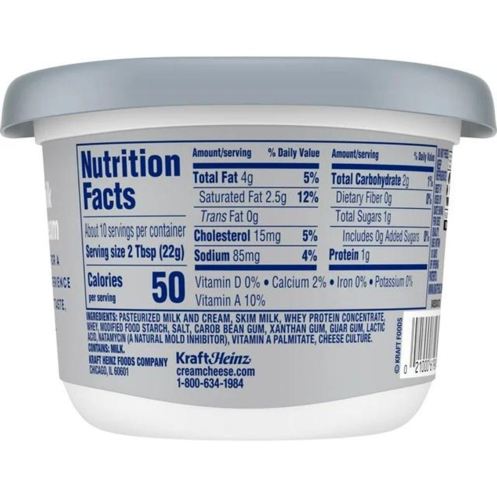 QUESO CREMA PHILADELPHIA WHIPPED PLAIN ORIGINAL 8 OZ