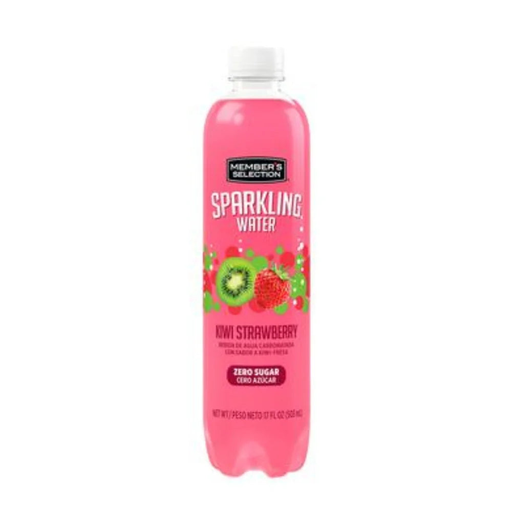 AGUA CON GAS KIWI Y FRESA MEMBERS SELECTION 17 OZ