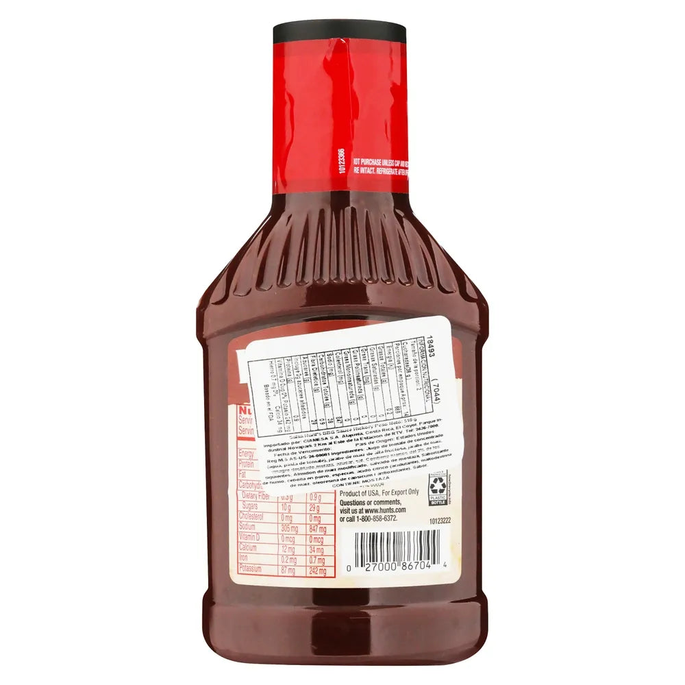 SALSA BBQ HONEY MUSTARD HUNTS 18 OZ
