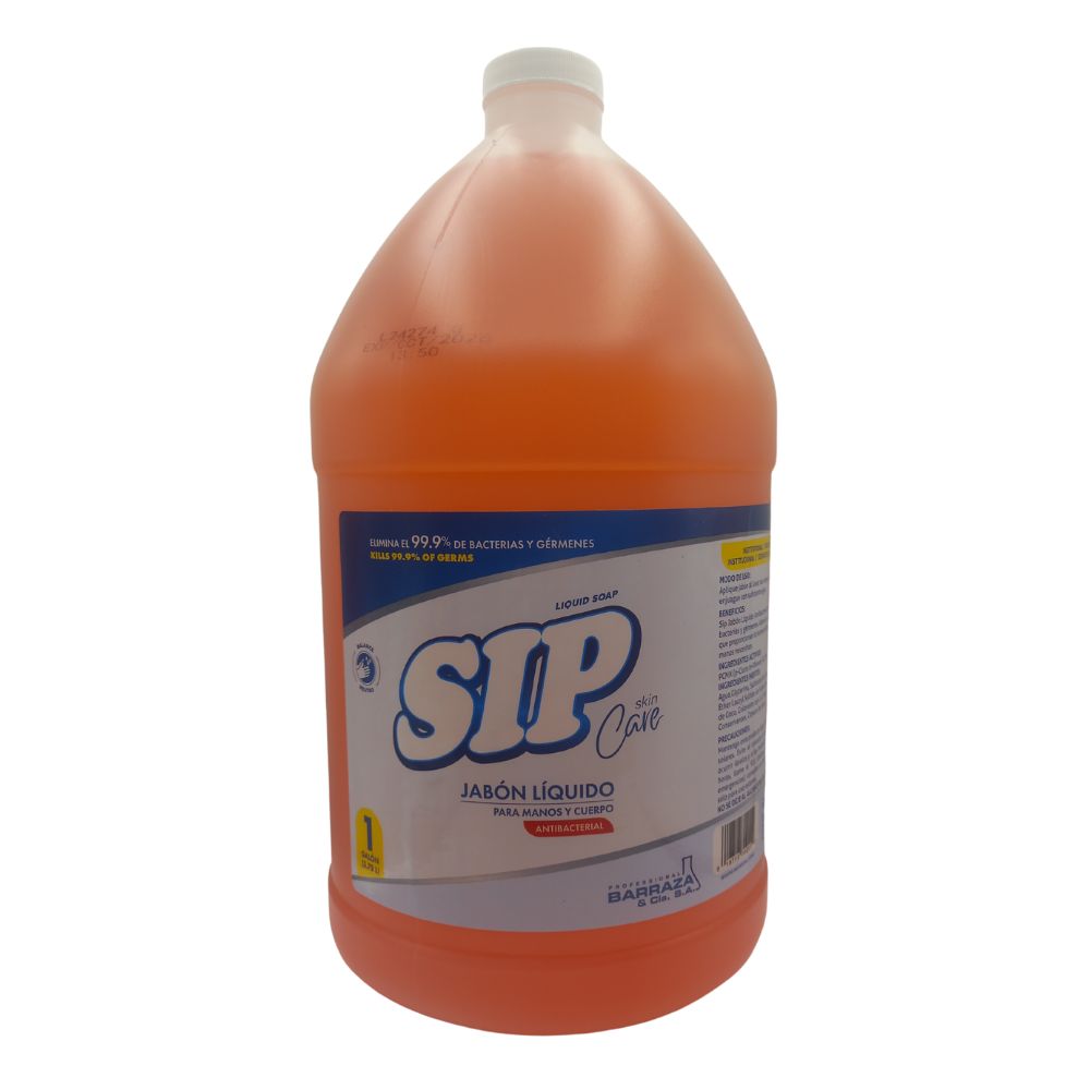 JABON ANTIBACTERIAL DE MANOS Y CUERPO SIP 1 GL