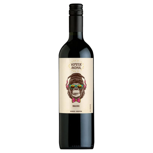 VINO TINTO MALBEC HIPSTER ANIMAL 750 ML