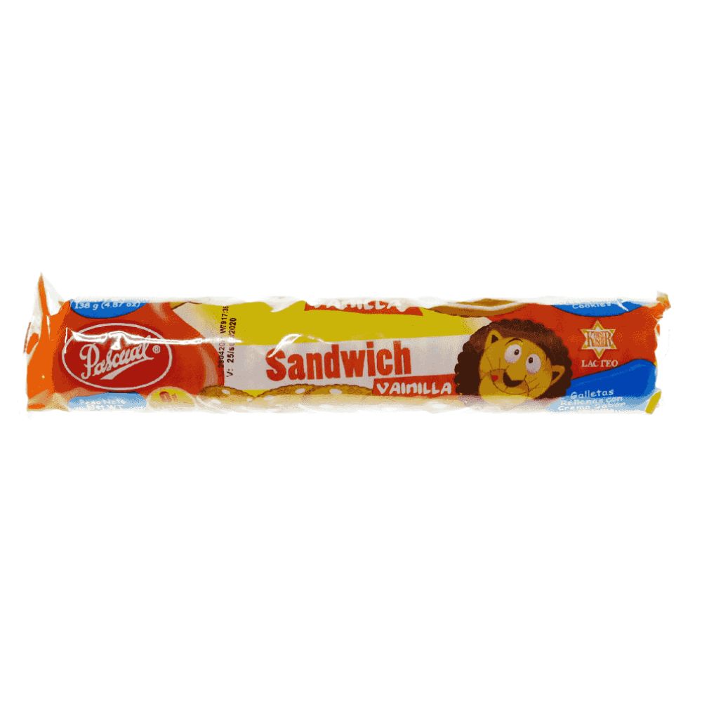 GALLETAS SANDWICH DE VAINILLA PASCUAL 138 GR