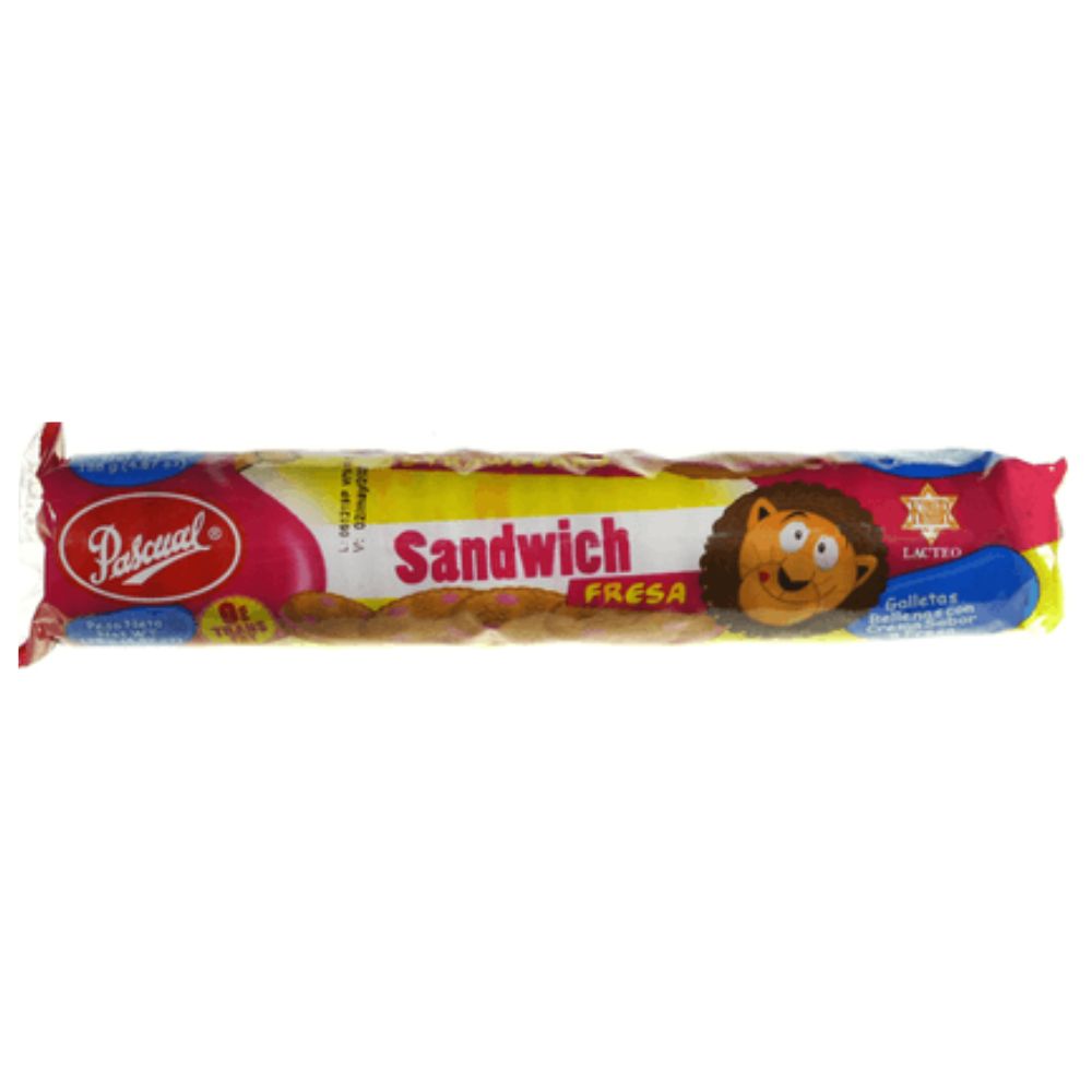 GALLETAS SANDWICH DE FRESA PASCUAL 127 GR