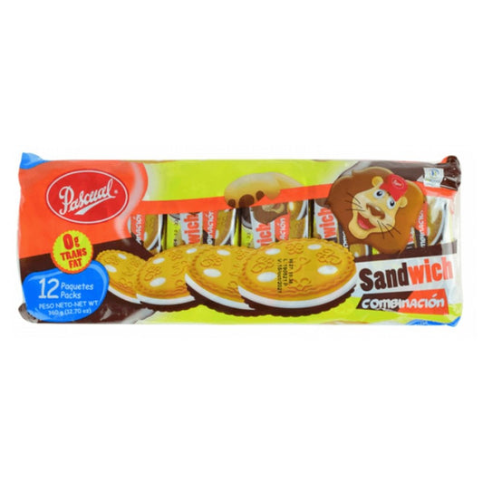 GALLETA PASCUAL SANDWICH NAPOLITANO360 GR