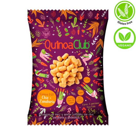 QUINOA CHIPS CHIA Y ZANAHORIA 85 GRS