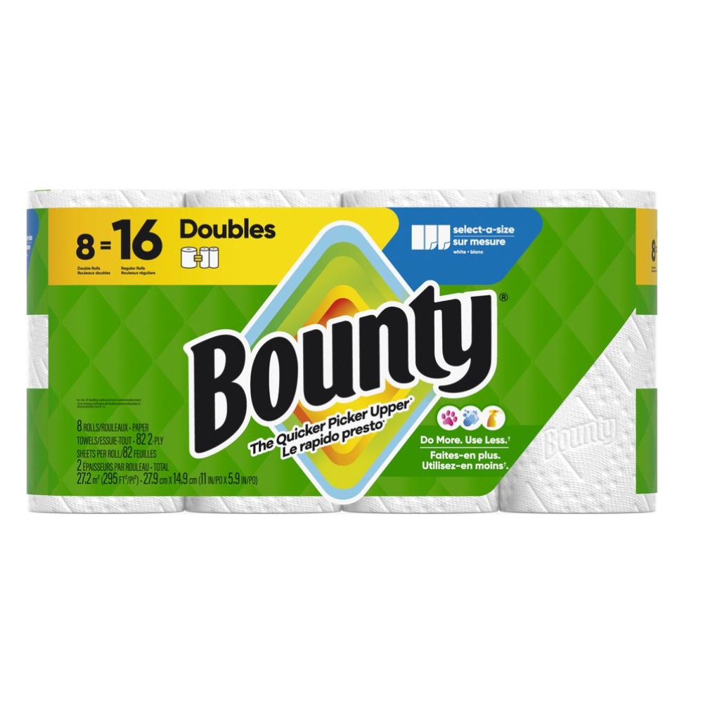 PAPEL TOALLA BOUNTY 8 UND