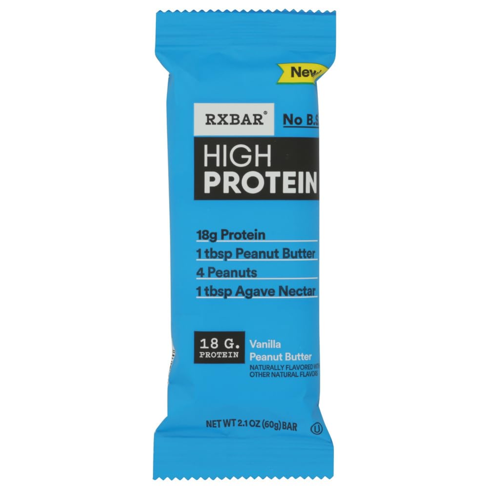 BARRA DE PROTEÍNA SABOR VAINILLA Y MANTEQUILLA DE MANÍ RXBAR