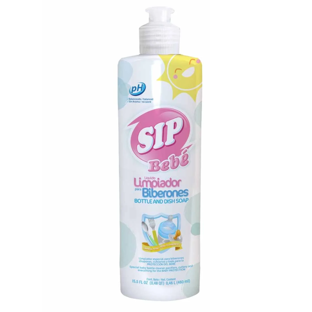 LIMPIADOR PARA BIBERONES SIP BEBE 460 ML