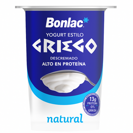 YOGURT GRIEGO NATURAL BONLAC  180 GRS
