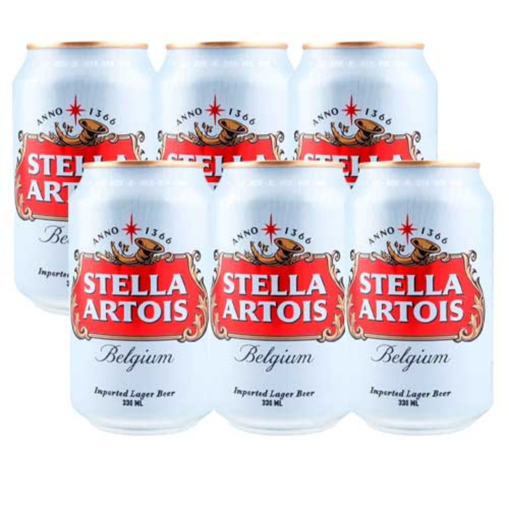 CERVEZA STELLA ARTOIS LATA 6 PACK