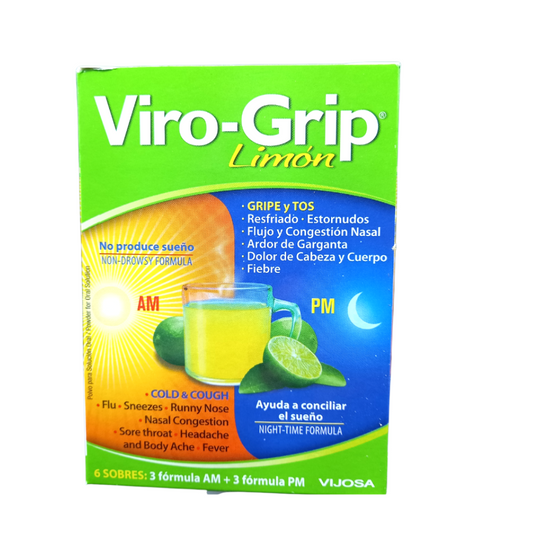 VIRO-GRIP LIMON COMBINADO  AM  - PM  6 SOBRES