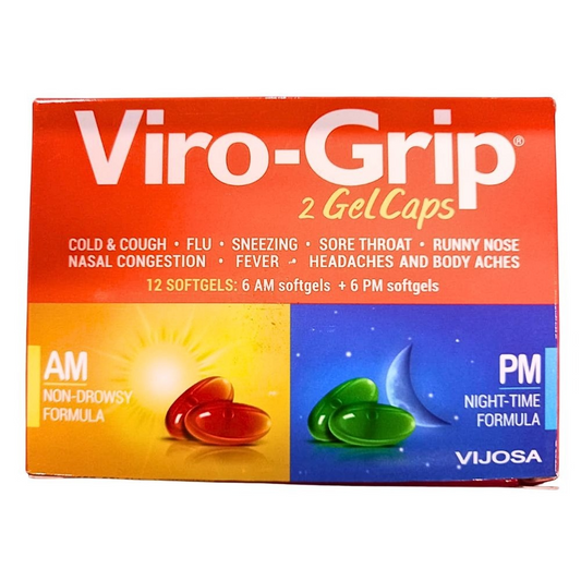 VIRO-GRIP AM - PM GELCAPS X 3 SOBRES