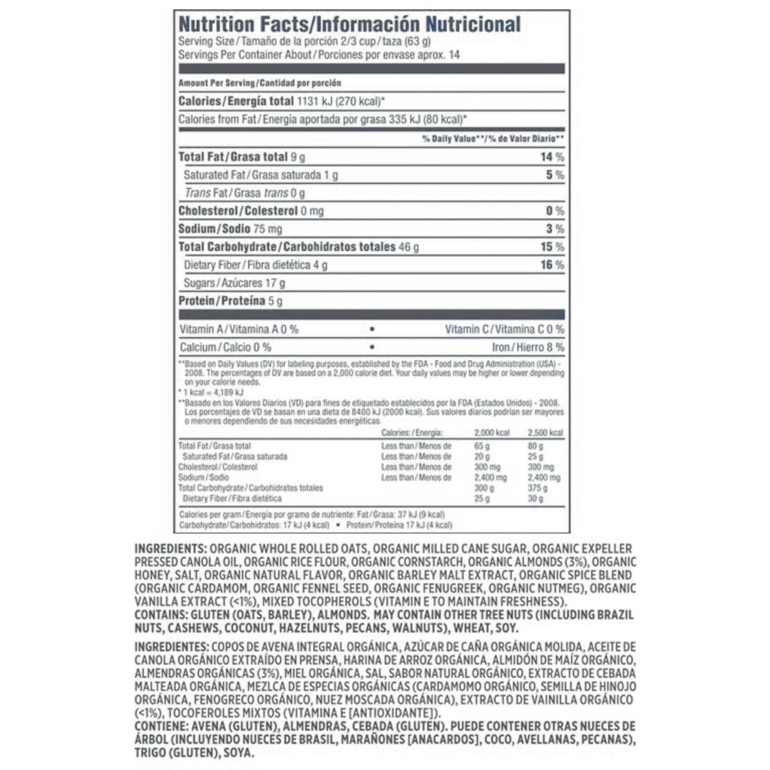 GRANOLA ORGANICA MEMBERS SELECTION 907 GR