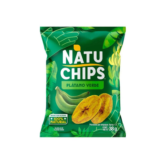 PLATANITOS NATUCHIPS PLATANO VERDE 36 GR