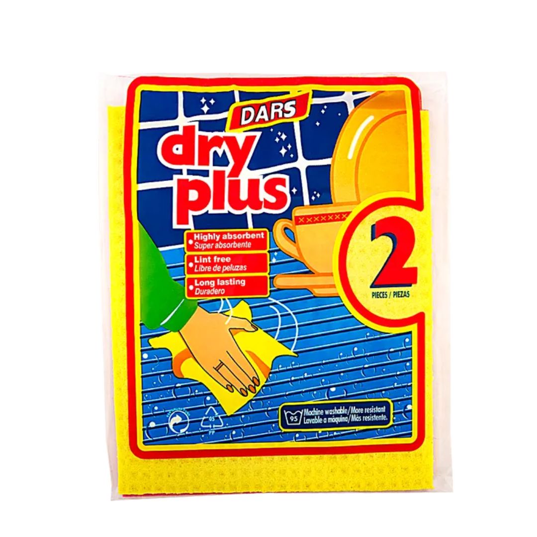 PAÑOS DE MICROFIBRAS SUPER ABSORBENTES DE 2 UNIDADES