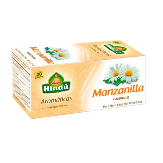 HINDU TE HERBALES MANZANILLA 20 SOBRES