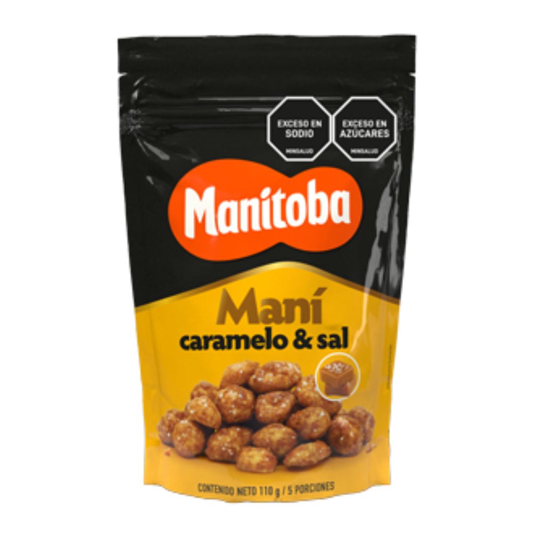 MANITOBA MANI CON CARAMELO Y SAL 110G